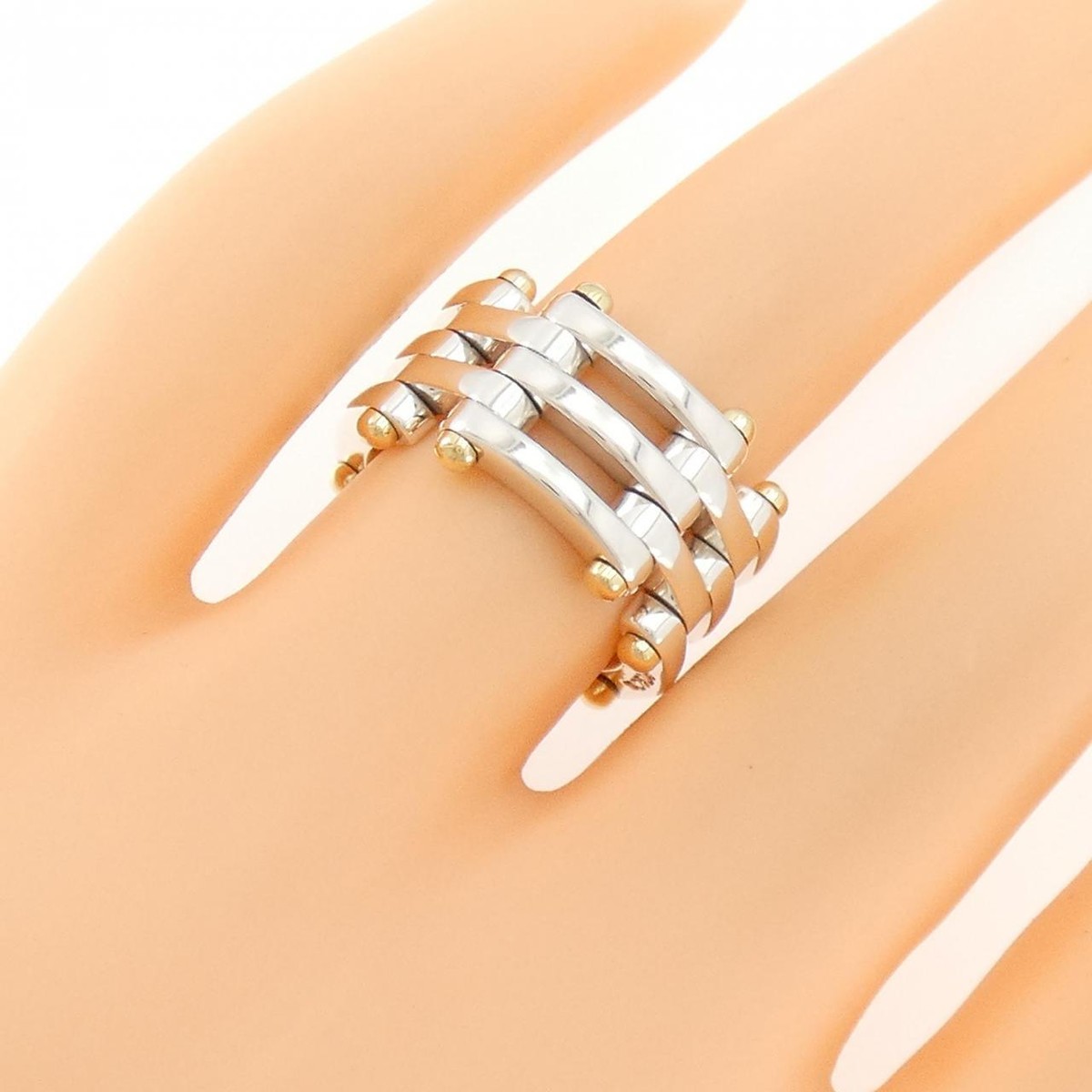 Tiffany ゲートリング セット Authentic Tiffany Gate link Ring #260-007-202-1262 | eBay