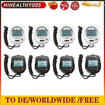 Professional Handheld Digital Stopwatch Chronograph Sports Training Timers