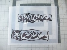 vtg 1990s hip hop  Original art Joe Buck concept logo De La Soul 2D