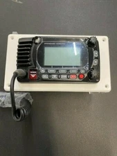 Standard Horizon Radio panel  White Backing Plate to cover larger hole NO RADIO!