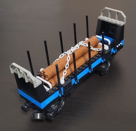 LEGO 10013 Trains My Own Train Open Freight Wagon COMPLETE w/ Instructions