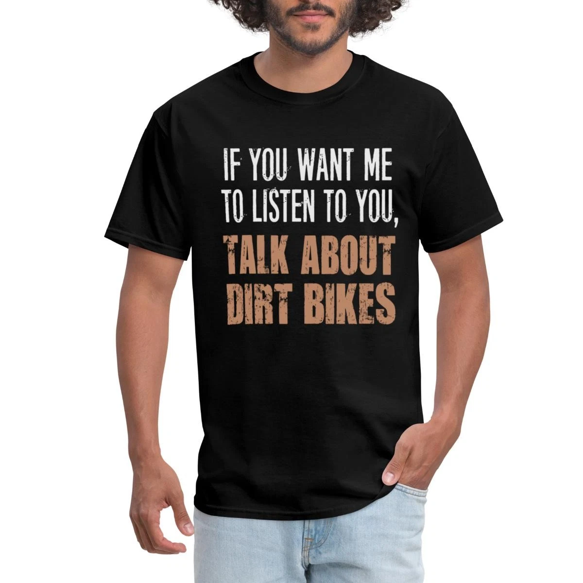 Motocross Dirt Bike Racing Enthusiast Mens T-Shirt