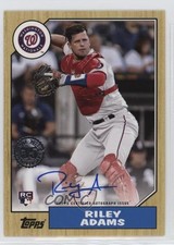 2022 Topps Series 2 1987 Topps Baseball Riley Adams #87BA-RAD Auto 11oh