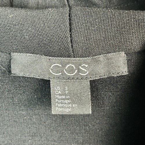 COS dress small mock neck Black Long Sleeve Mini Minimalist Modern clean girl - Picture 10 of 11