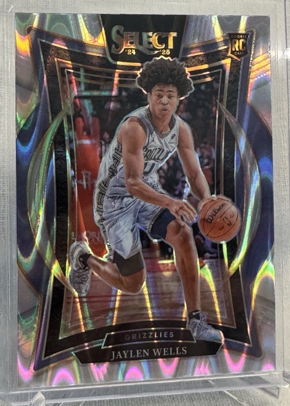 2024-25 Jaylen Wells (RC) Panini Select - Concourse Tectonic Prizm #79