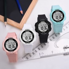 LED Digital Watch Waterproof Kids Multi-Function Wrist Watch Gift for Boys Girls