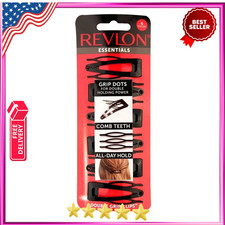 Revlon Double Grip Hair Clips 6 Count Non-Slip Strong Hold Styling Accessorie US
