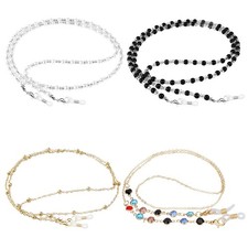 ONESING 4 Pcs Eyeglass Chains for Women Eyeglasses Strap Large, Multi D-4pcs