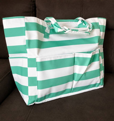 Large Tote Bag Travel Summer Shopper Waterproof for Beach Pool Multipockets