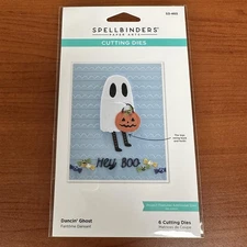 Spellbinders Paper Arts Dancin' Ghost Cutting Dies S3-465 Halloween 6pc Hey Boo