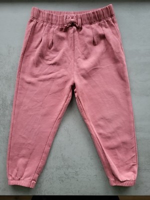 Minymo Baby Hose/Freizeit/Jogginghose Größe 86 rosa mit Schleife - für Mädchen