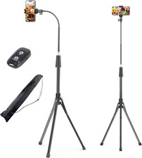 92 In Cell Phone Tripod Stand 16.5 In Gooseneck Remote Overhead Mount