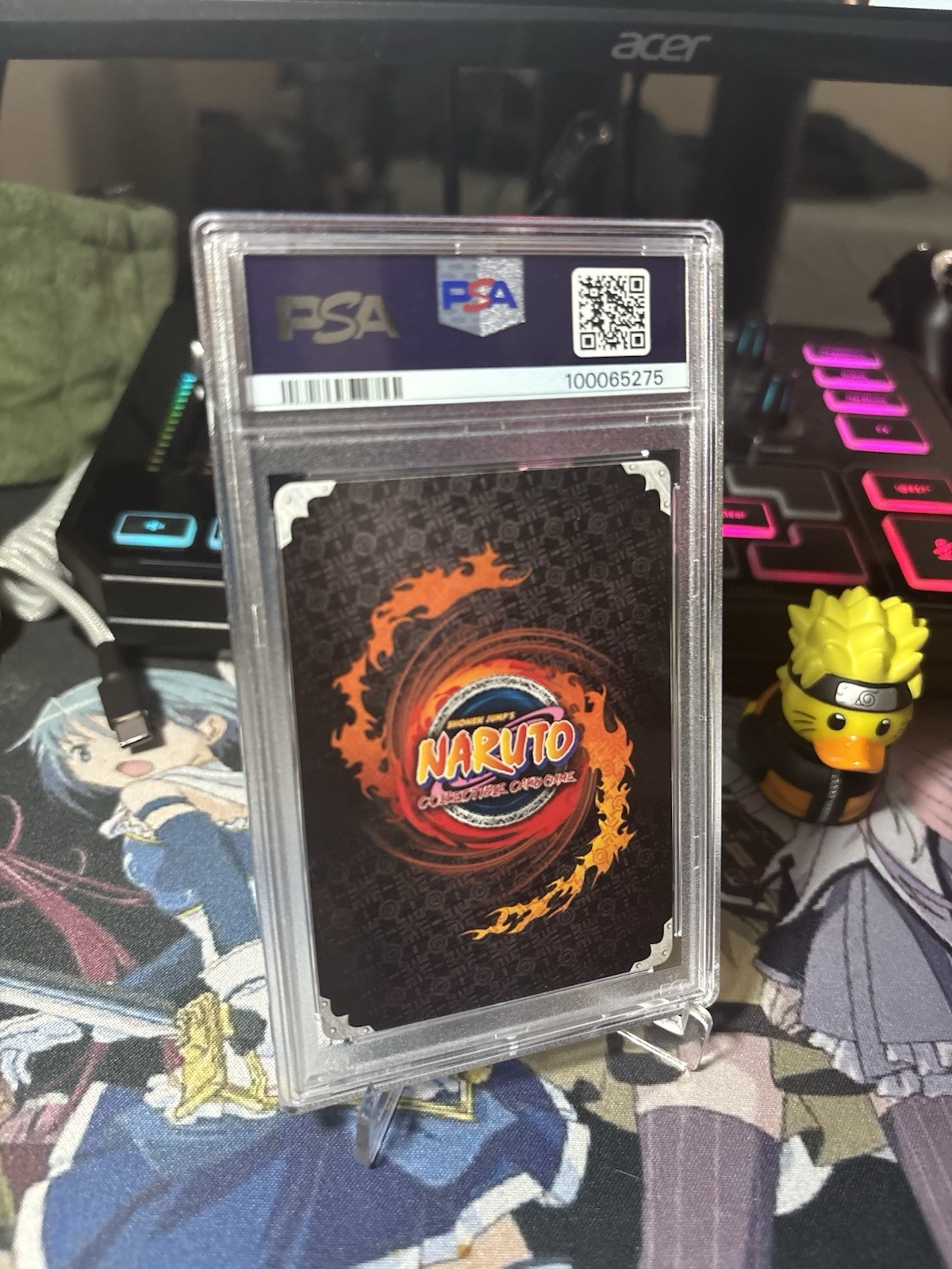 Mislabeled PSA 8 Naruto Uzumaki (Tailed Beast Form) 1st Edition Rare Non-Foil view 2