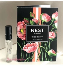 Nest New York Wild Poppy Eau de Parfum for Women CARDED SAMPLE SPRAY 0.05OZ NEW