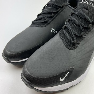 Nike Air Max 270 G Golf Shoes Black White Men's Size 11.5