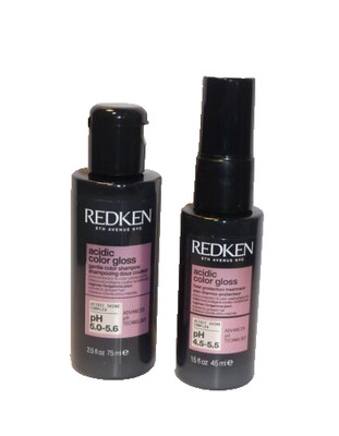 Redken Acidic Color Gloss Shampoo 75ml  + Treatment  45ml