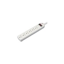 Compucessory CCS25102 6-Outlet Surge Suppressor 1080J 6ft Cord
