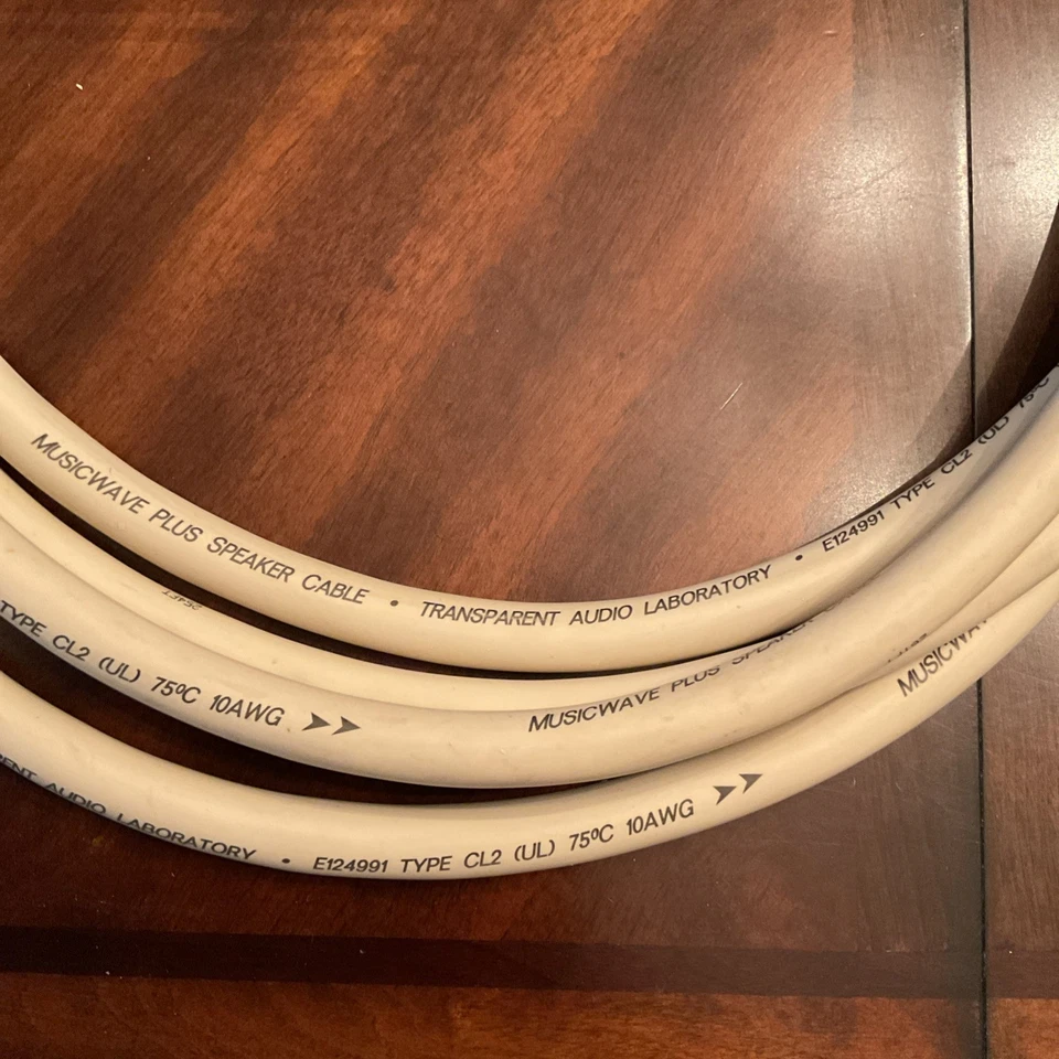 TRANSPARENT MUSICWAVE PLUS audio speaker cable 15' - Image 4 of 4