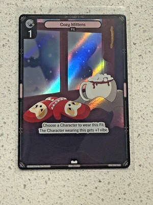 Vibes TCG Birb & Pengu - Cozy Mittens Holo Foil 171/195 - Pudgy Penguins