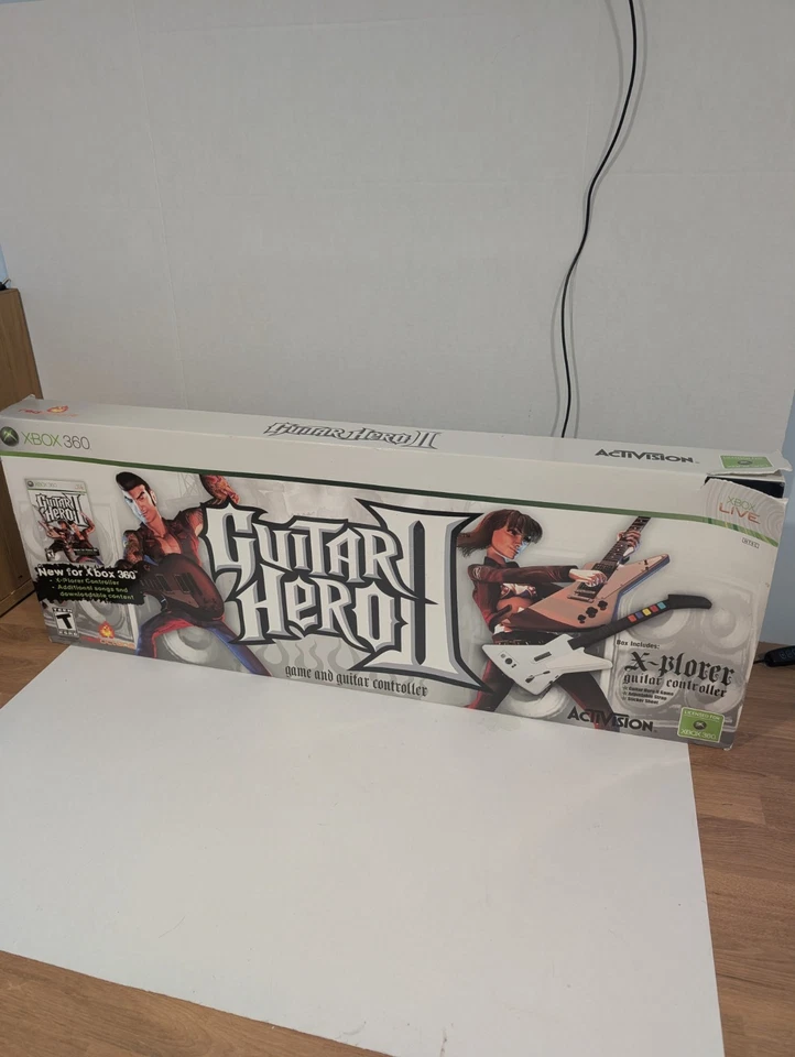 Guitar Hero Xbox 360 X-Plorer Xplorer Wired Controller 95065 RedOctane with box - Image 2 of 4