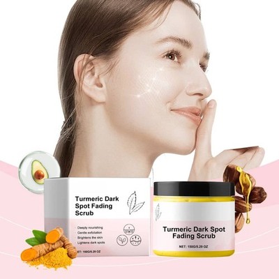 Dark Spot Fading Cream Body Scrub Exfoliating Moisturizing Turmeric Skin Care
