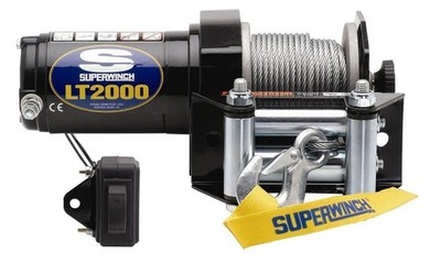 Superwinch 1120210 Universal LT2000 12V Hand Held 8ft Cord Wire Rope Winch
