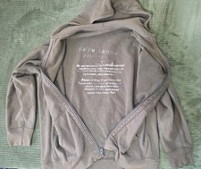 Vintage 90s Y2K Ralph Lauren Heavy Blank Green Hoodie Ideal 10 Zipper Size XXL