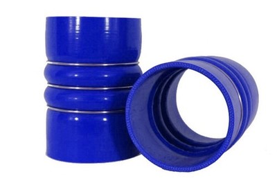 2 x Silicone Blue Hump Hose Charge Air Cooler 4'' X 6'' Truck Peterbilt Kenworth