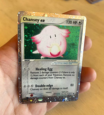 Pokemon TCG Chansey ex 96/109 EX Ruby & Sapphire 2003 Holo Ultra Rare NM SWIRL