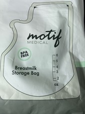 Motif Medical Breastmilk Storage Bags 100 Count 8oz BPA-Free Leak-Proof Freezer