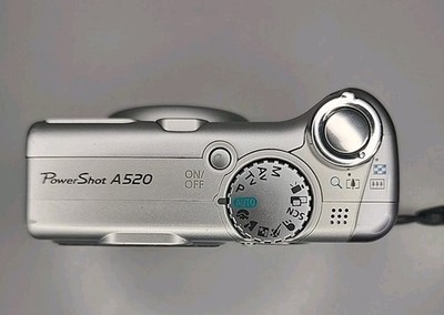 Canon PowerShot A520 4.0MP Digital Camera PC1106- UNTESTED, AS IS