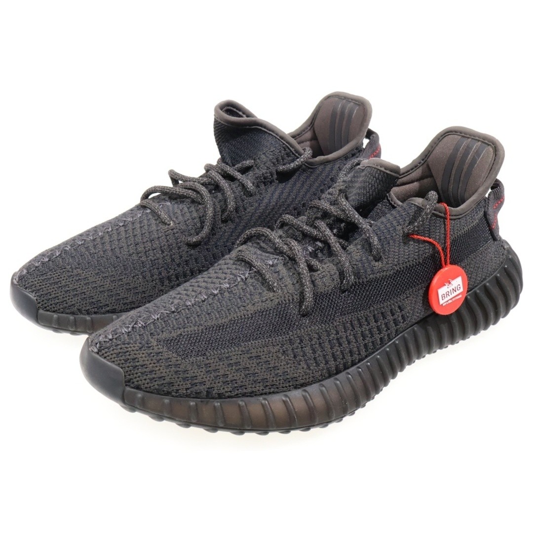 adidas YEEZY BOOST 350 V2 LOW CUT SNEAKERS BLACK US9 27.0cm FU9006 Used 026b5e25 thumbnail 2