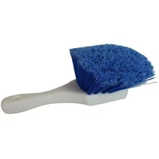 Short Handle Tire Cleaning Brush Blue | Tire & Trim Scrubbing Brush