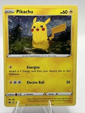 McDonald's 2022 Pikachu Holo Foil Card 7/15 Pokemon