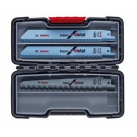 Bosch Accessories 2607010901 SäBelsäGeblatt-Set Wood And Metal Basic, 15-Teilig