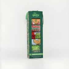 How the Grinch Stole Christmas The Grinch 7 Days of Cozy Crew Socks 7-Pack