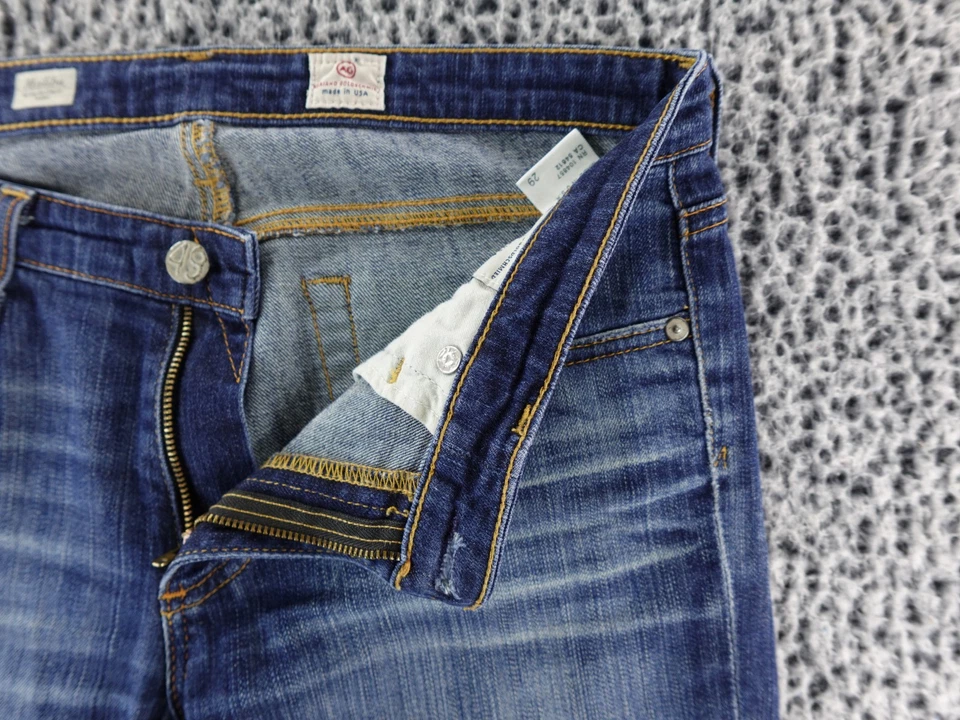 Pantalones Cortos AG Adriano Goldschmied Mujer 29 Malibu Bermuda Largo Corto Azul Oscuro Foto 3 de 4