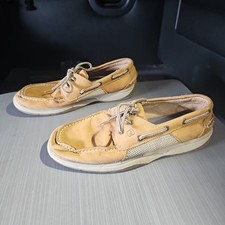 SPERRY Top Sider Big Boys Size 7M Dress Slip On Boat Shoes Good PreOwned