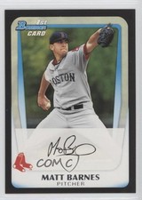 2011 Bowman Draft Prospects Matt Barnes #BDPP8 0g4