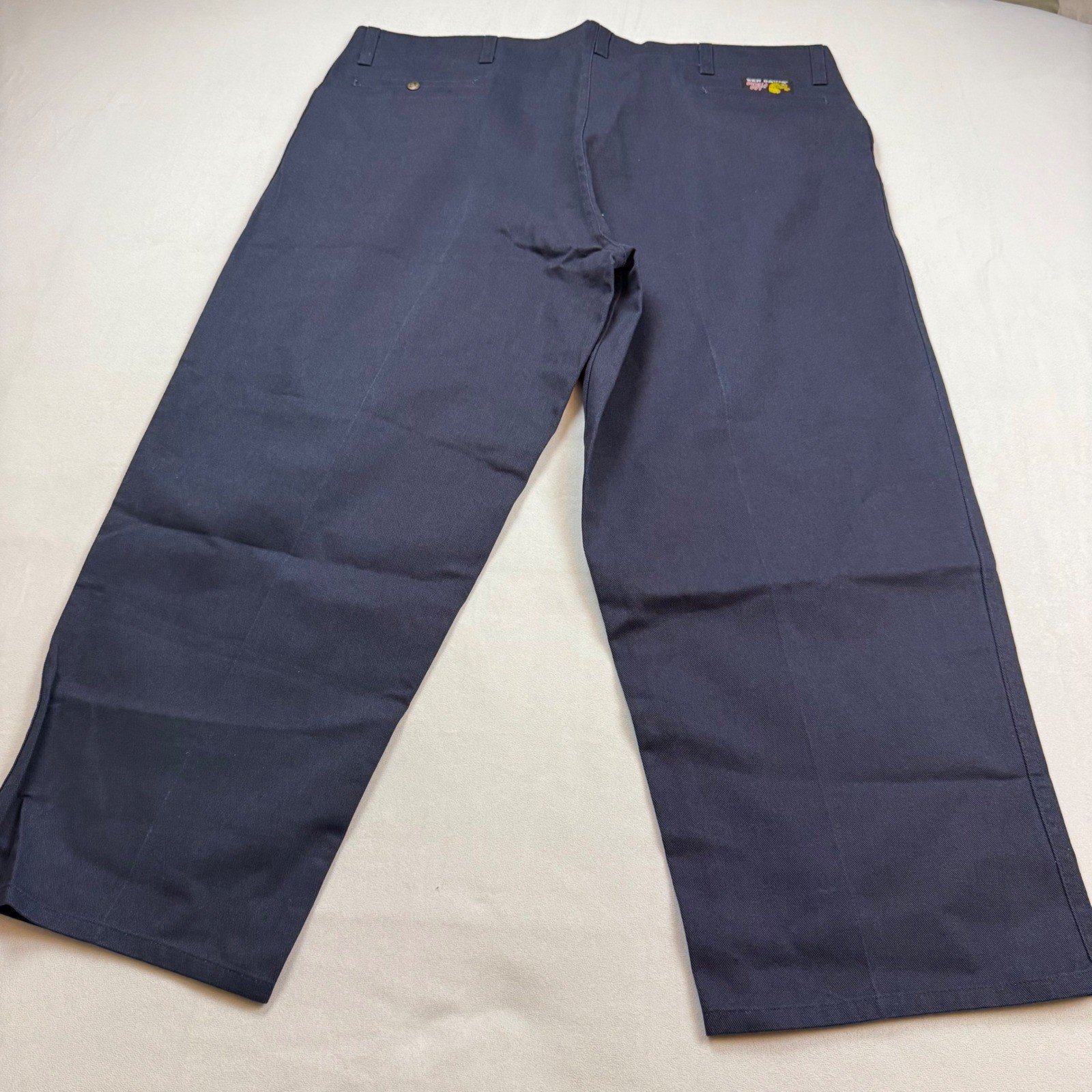 Ben Davis Gorilla Cut Navy Blue Work Pants Mens 50x30 Wide Leg Twill 678 Skater image 8