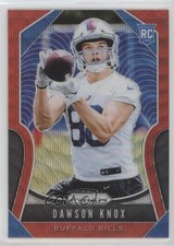 2019 Panini Prizm Rookies Red Wave Prizm 103/149 Dawson Knox #373 0c3