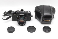 MINT MINOLTA SRT SUPER SLR 35mm Film Camera Black MD 50mm f/1.7 From JAPAN