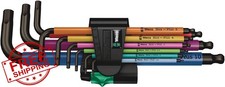 Wera 950 SPKL/9 SM N SB Long Arm Hex Key Set Multi