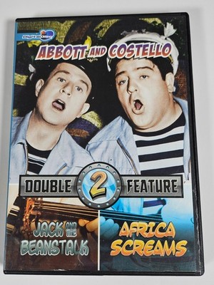 Abbott and Costello Double Feature DVD   Jack and the Beanstalk & Africa Screams