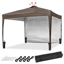 Instahibit 10x10 Ez Pop Up Canopy with Sidewall Party Tent Outdoor Shelter