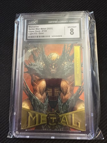 2022 Spider-Man Metal Wolverine #100 CGC 8
