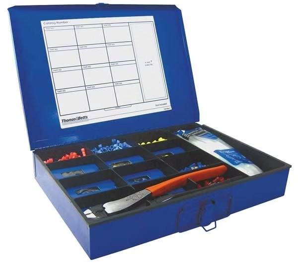 Wire Terminal Kit, Vinyl Insulated, Assorted, Crimp Termination Only