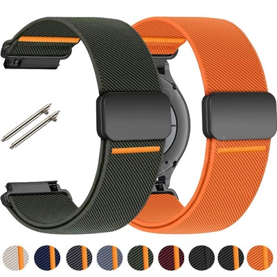 Magnet Nylon Armband Für Amazfit GTS GTR 4 3 2e 2 Mini Bip 6 5 Cheetah Balance