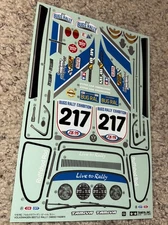 Tamiya 58650 RC MF-01X Volkswagen Beetle Rally Decal sheet (complete) 11420815