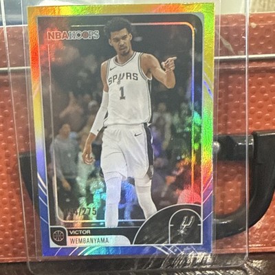 Topps 2024-25 NBA Hoops Victor Wembanyama Spurs Basketball Card #30 /275